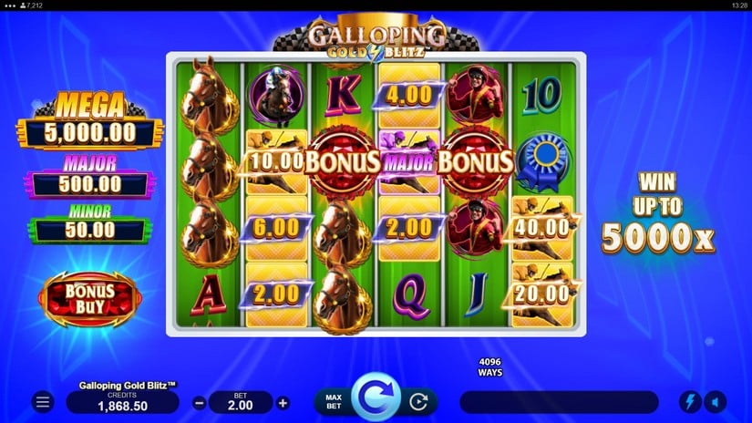 Galloping Gold Blitz slot screen 1