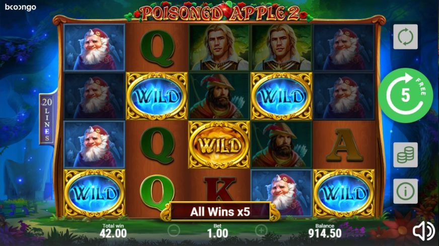 Poisoned Apple 2 slot screen 4