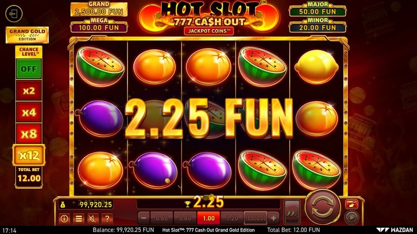 Hot Slot™: 777 Cash Out Grand Gold Edition slot screen 4