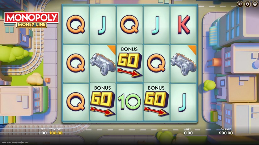 Monopoly Money Line slot screen 2
