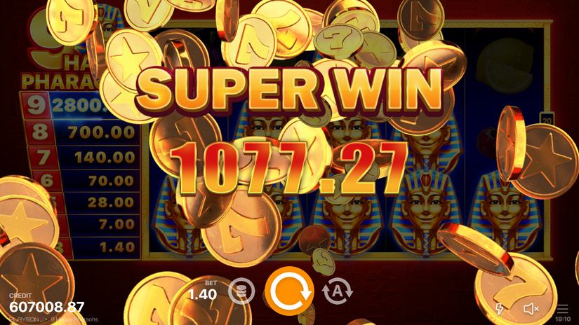 9 Happy Pharaohs slot screen 8