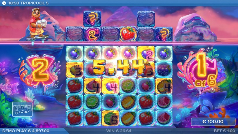 Tropicool 5 slot screen 5