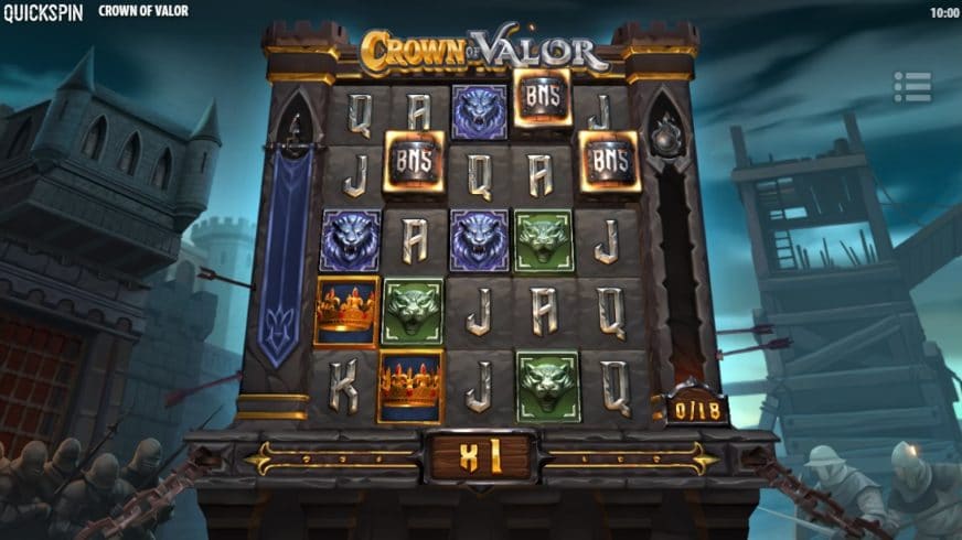 Crown of Valor slot screen 3