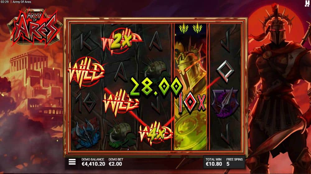 Army of Ares slot demo