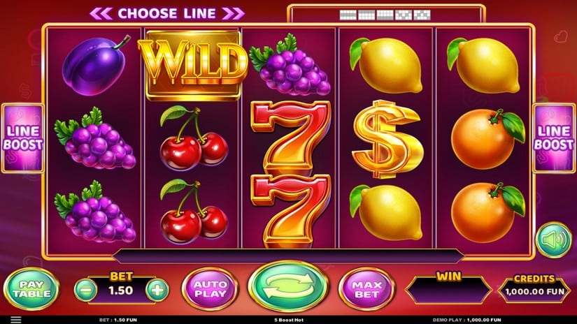 5 Boost Hot slot screen 1