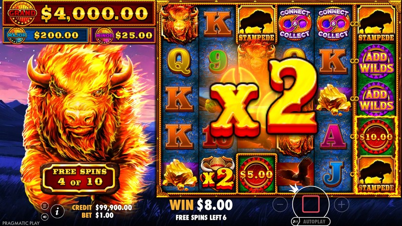 Fire Stampede 2 slot screen 4