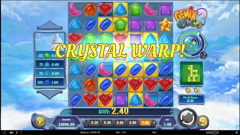 Gemix 2 slot screen 2