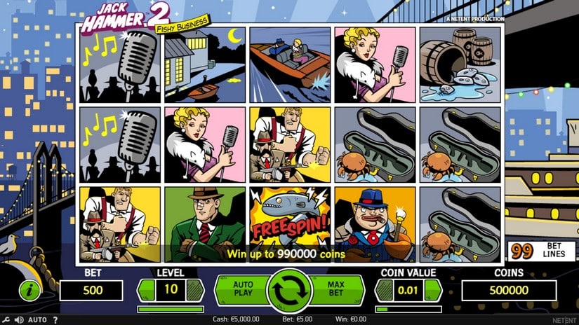 Jack Hammer 2 slot screen 1
