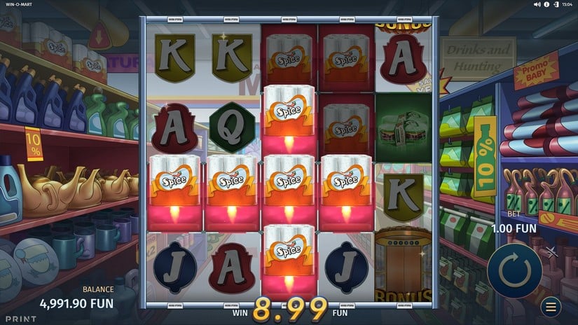 Win-O-Mart slot screen 2