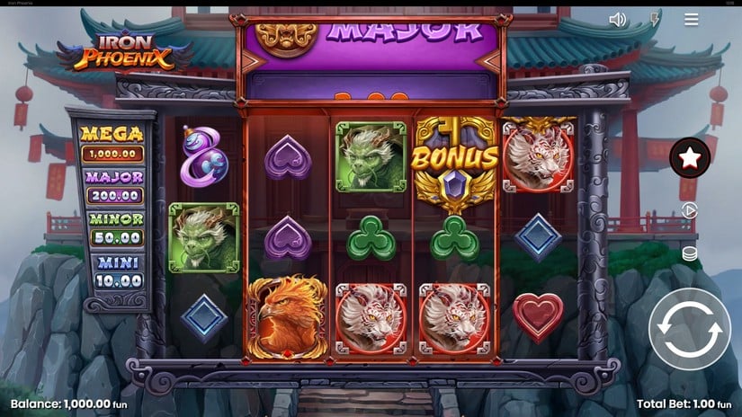 Iron Phoenix slot screen 1