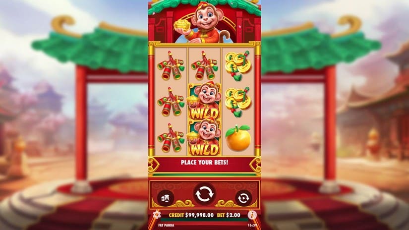 Lucky Monkey slot screen 2