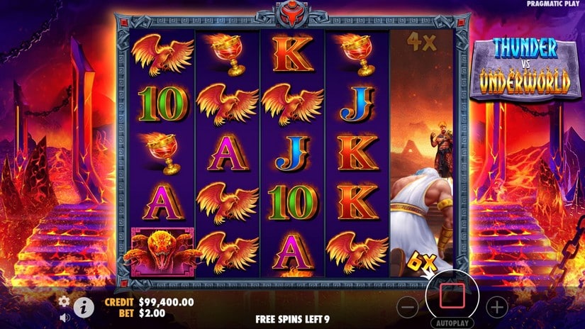 Thunder vs Underworld slot screen 5