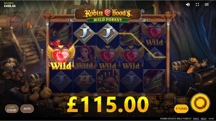 Robin Hood’s Wild Forest slot screen 2
