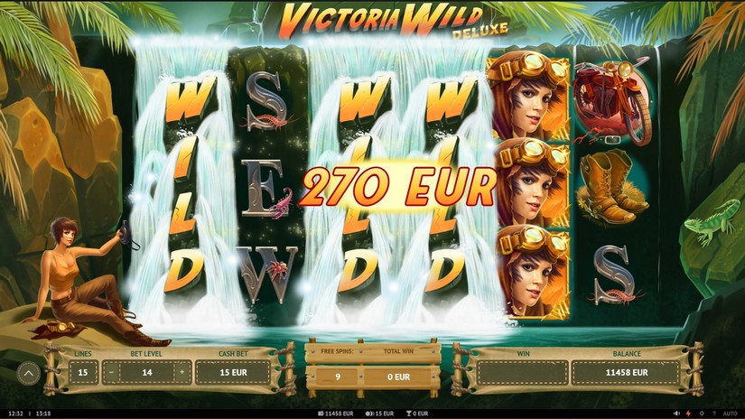 Victoria Wild Deluxe slot screen 9