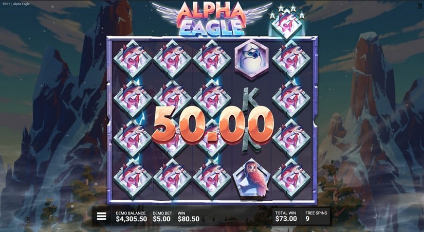Alpha Eagle slot screen 8