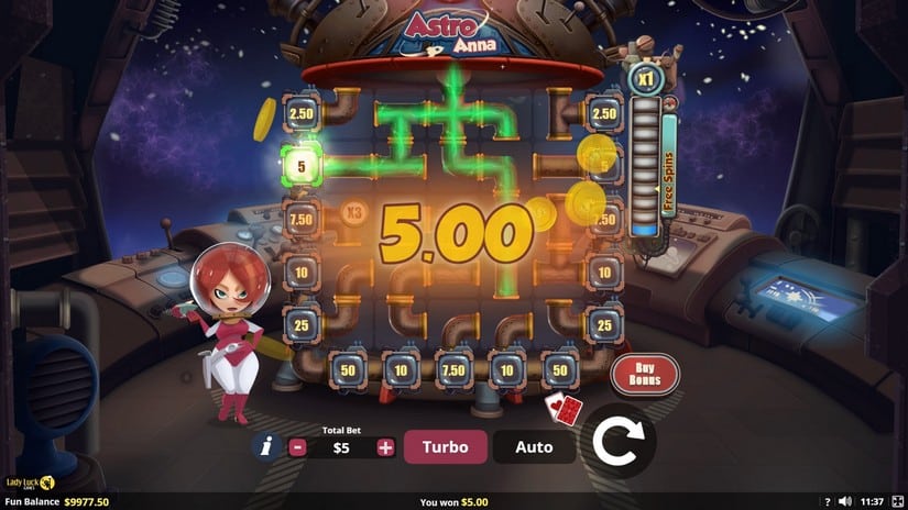 Astro Anna slot screen 2