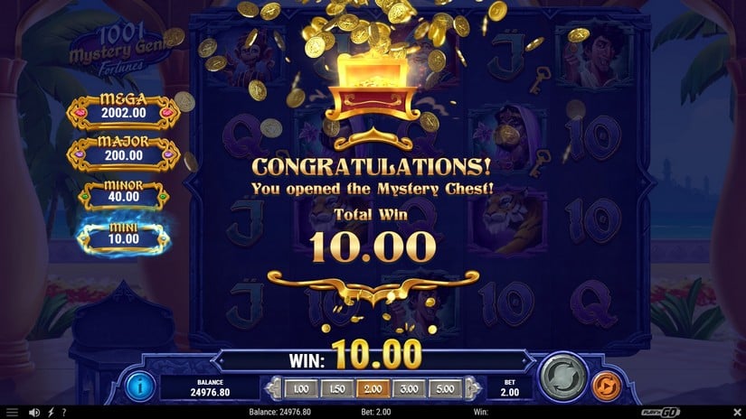 1001 Mystery Genie Fortunes slot screen 2