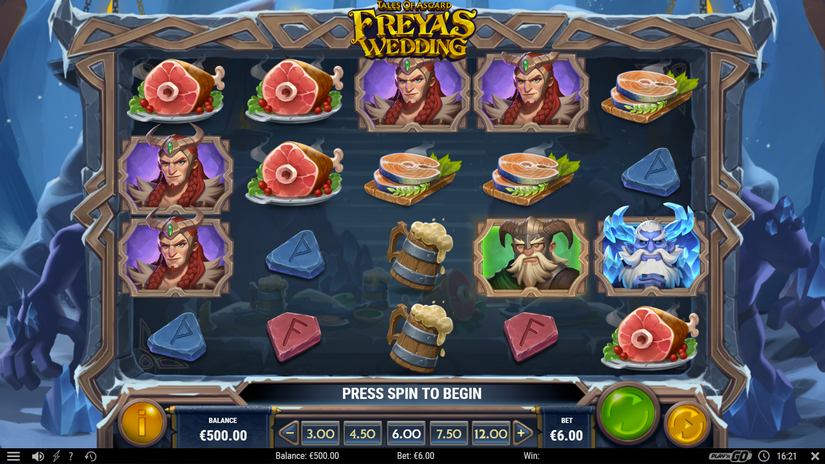 Tales of Asgard Freya’s Wedding slot screen 1