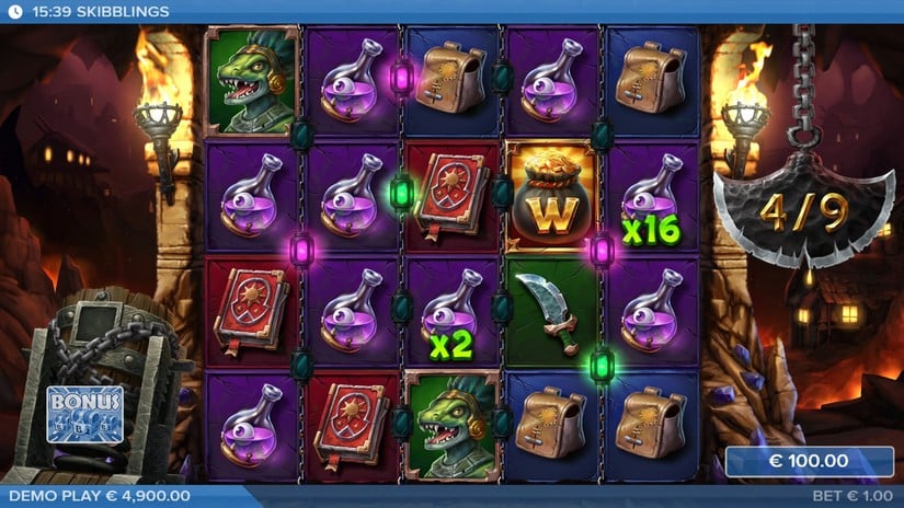 Skibblings slot screen 3