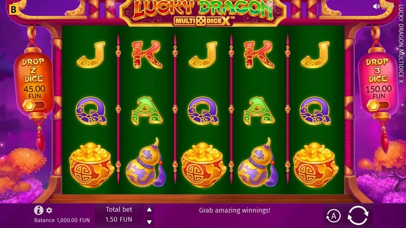 Lucky Dragon Multidice X slot screen 1