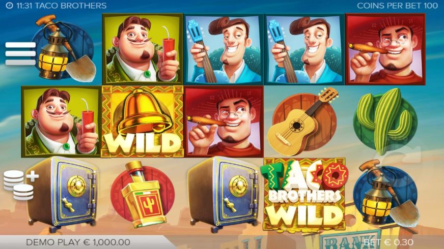 Taco Brothers slot screen 1