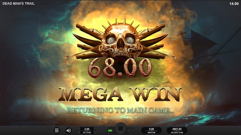 Dead Mans Trail slot screen 9