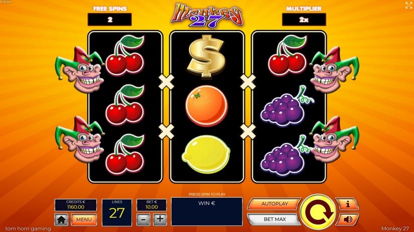 Monkey 27 slot screen 4
