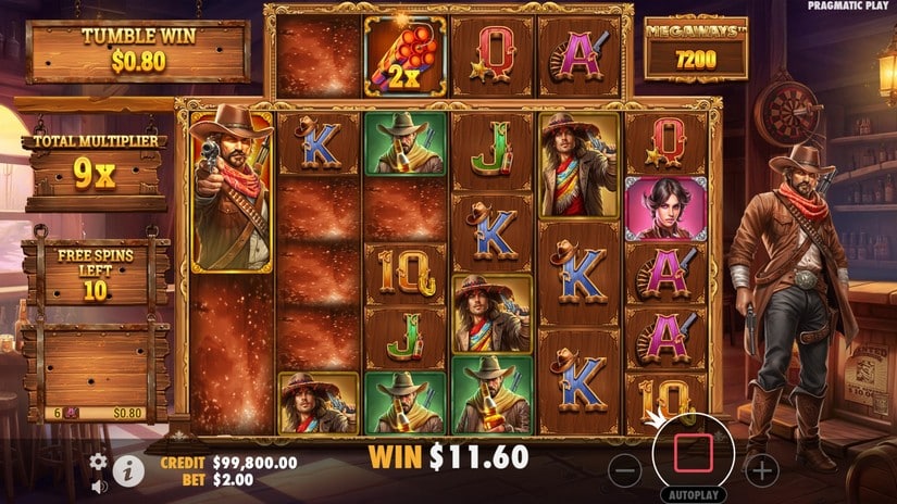 Bandit Megaways slot screen 4