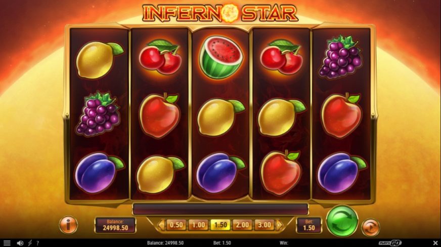 Inferno Star slot screen 1