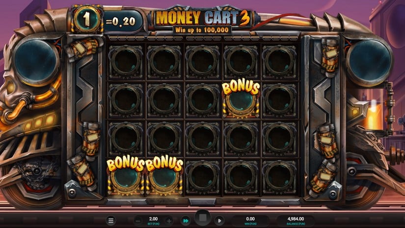 Money Cart 3 slot screen 2