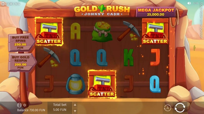 Gold Rush With Johnny Cash slot screen 5