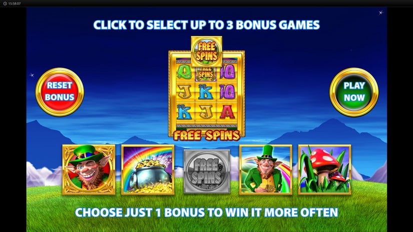Rainbow Riches Pick and Mix slot screen 1