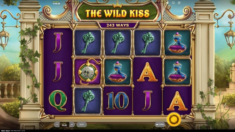 The Wild Kiss slot screen 1