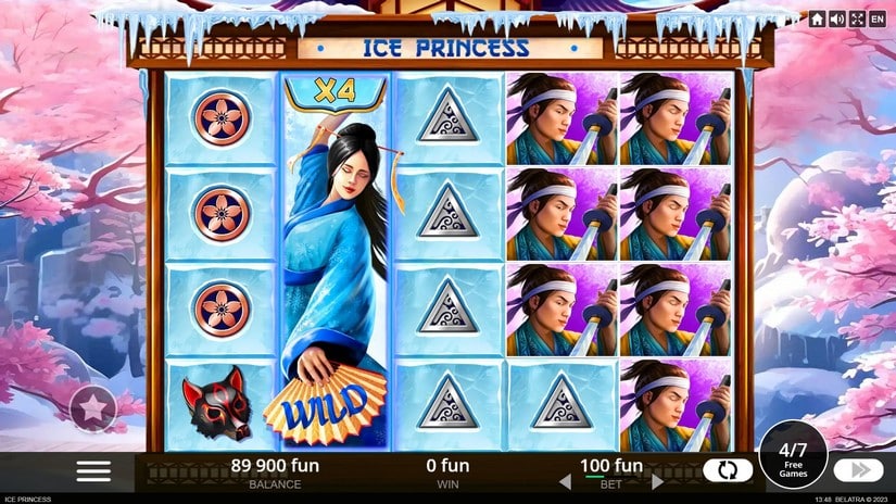 Ice Princess slot screen 4