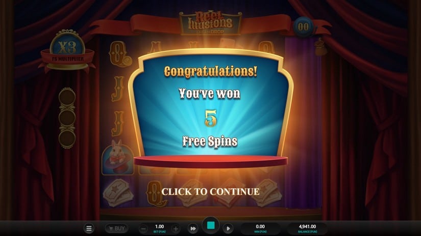 Reel Illusions Dream Drop slot screen 3