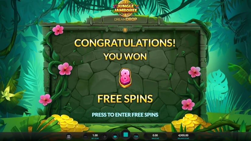 Jungle Jamboree Dream Drop slot screen 3