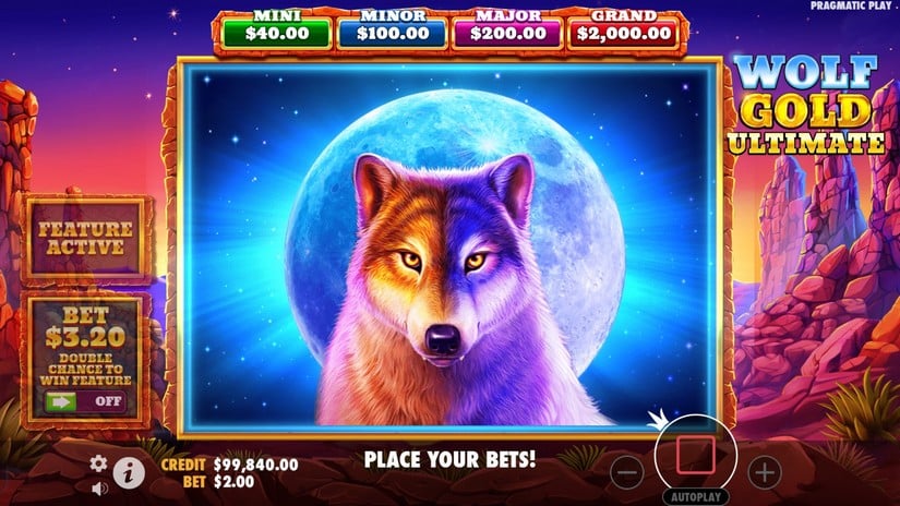 Wolf Gold Ultimate slot screen 2