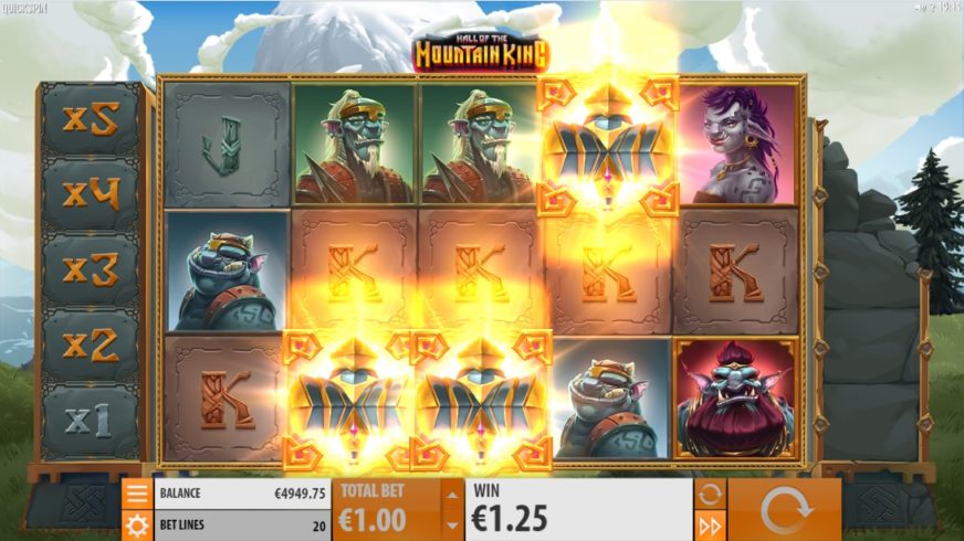 Hall of the Mountain King slot screen 3