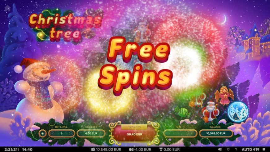 Christmas Tree slot screen 4
