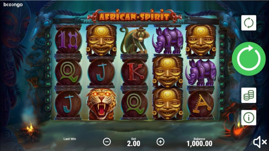 African Spirit slot screen 1