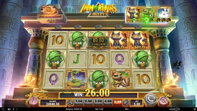 ImmorTails of Egypt slot screen 3