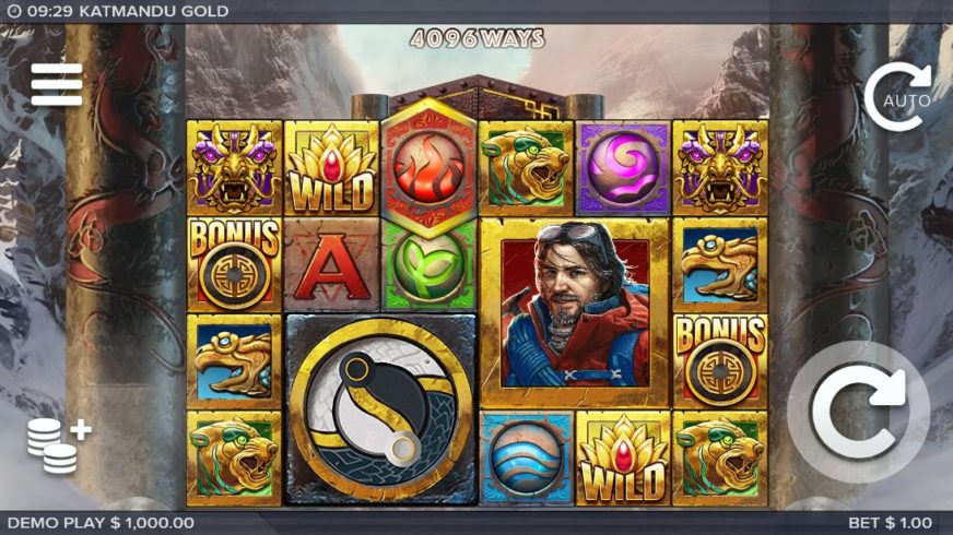 Katmandu Gold slot screen 1