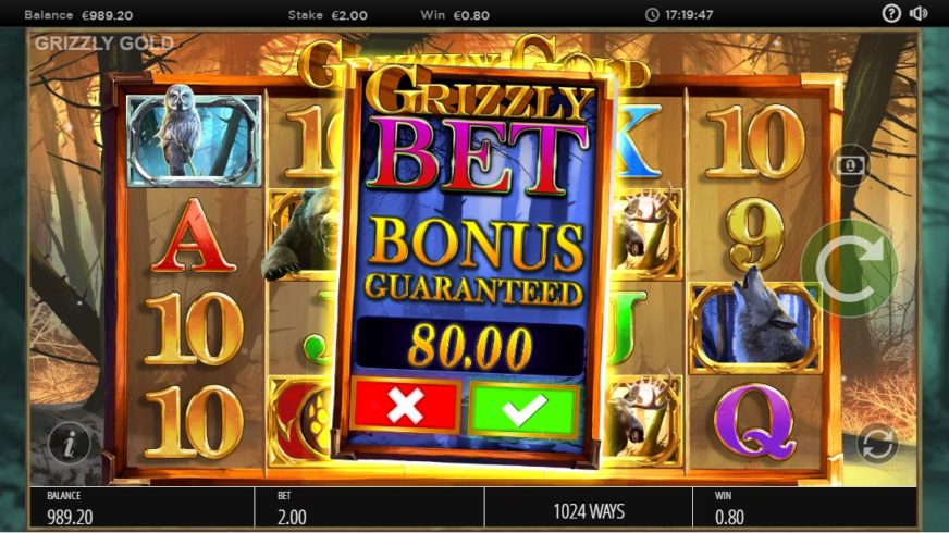 Grizzly Gold slot screen 3