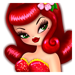 Wild Symbol of Miss Cherry Fruits Slot