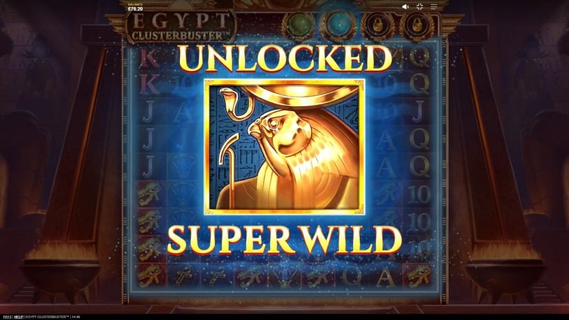 Egypt Clusterbuster slot screen 3