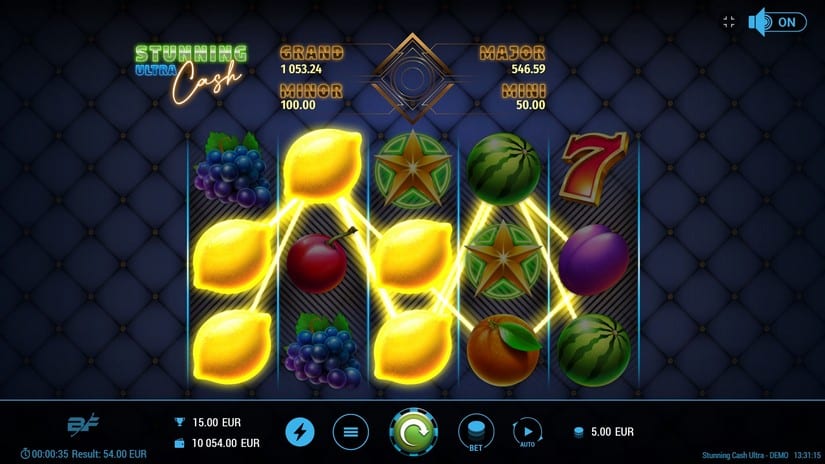 Stunning Cash Ultra slot screen 3
