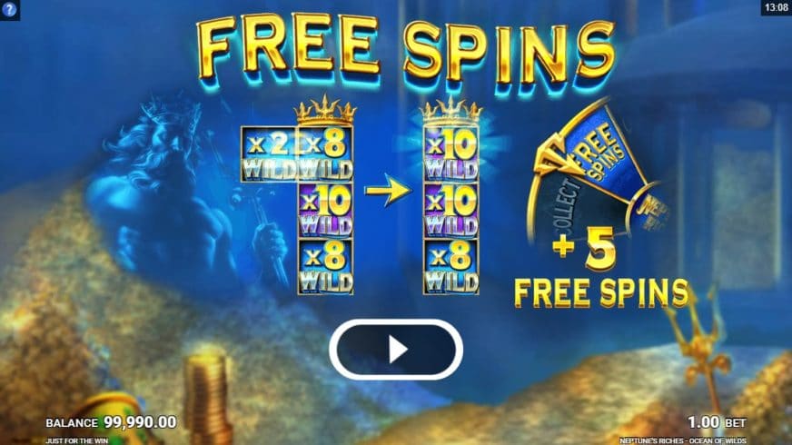 Neptune’s Riches: Ocean of Wilds slot screen 4