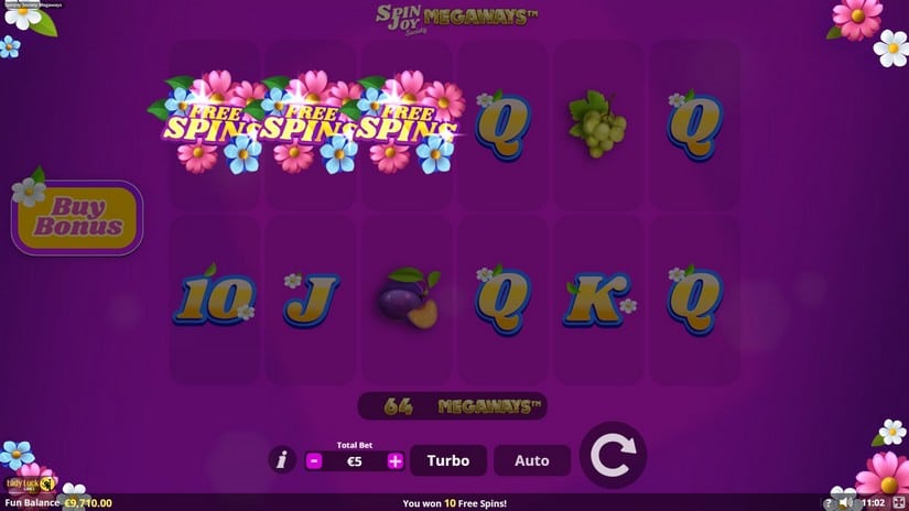 Spinjoy Society Megaways slot screen 3