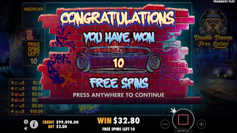 The Big Dawgs slot screen 4