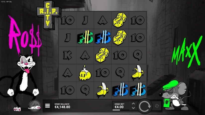 RIP City slot screen 4